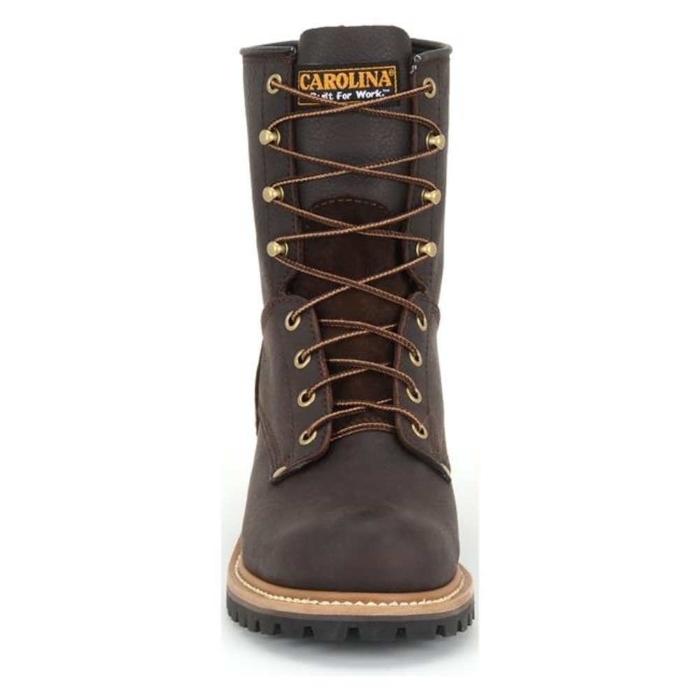 Carolina Men's Brown Work Boot - Rugged Lace-Up Safety Boot